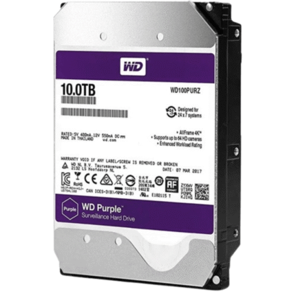 10TB Hard Disk Drive WD Purple Surveillance