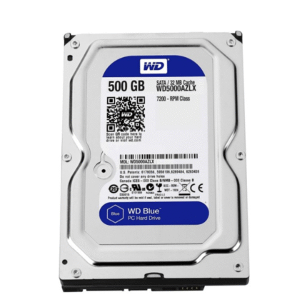 500 GB SATA Desktop Hard Drive-Internal (WD)